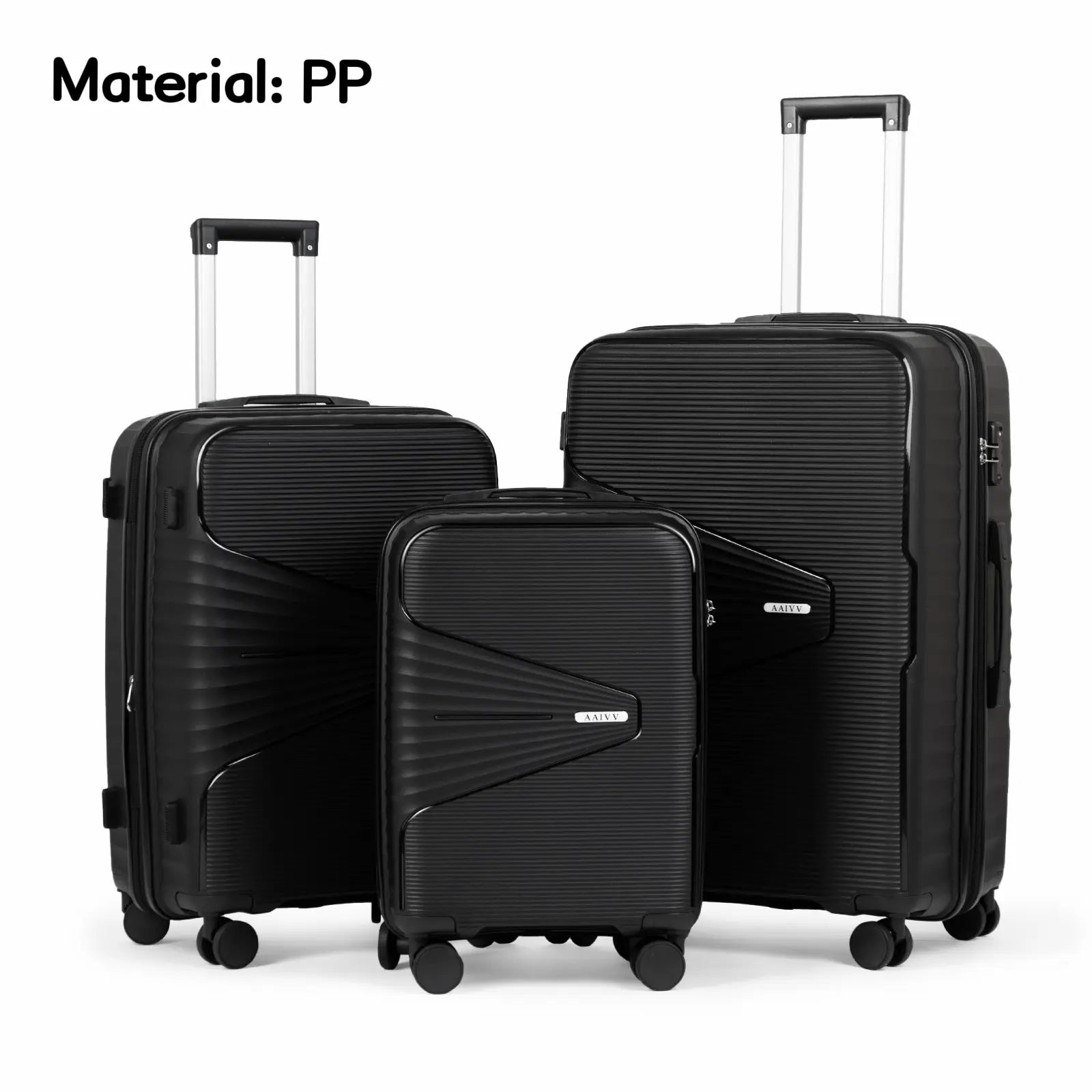 4 Piece Expandable Hardshell Luggage Set with TSA Lock & Spinner Wheels
