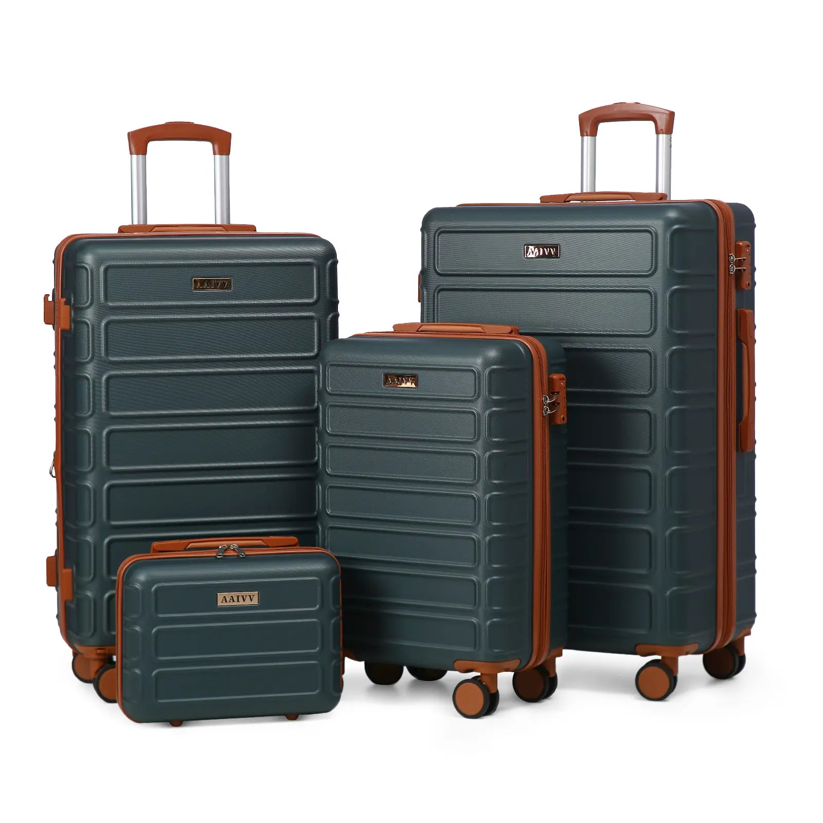 4 Piece Expandable Hardshell Luggage Set with TSA Lock & Spinner Wheels